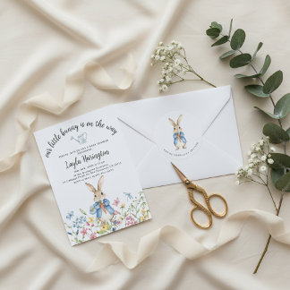 Adesivo Peter Rabbit Garden Party Baby Shower