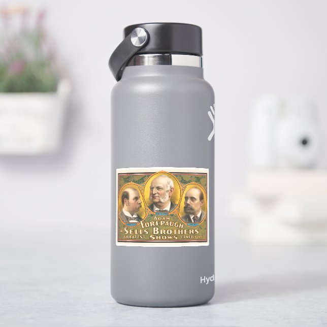 Adesivo Peter Sells, Adam Forepaugh E Lewis Vende (HidroFlask)