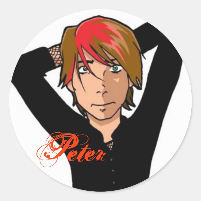 Adesivo Peter Stickers (Frente)