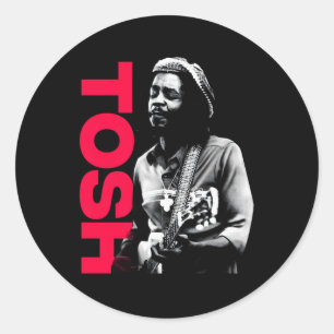 Adesivo Peter Tosh Com Guitarra Adrian Boot Photo