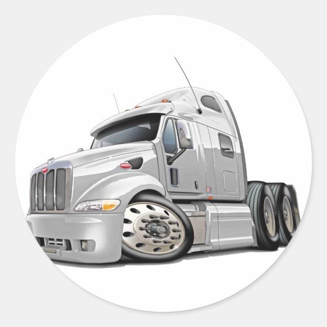 Adesivo Peterbilt White Truck (Frente)