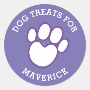 Adesivo Petiscos personalizados para CÃES