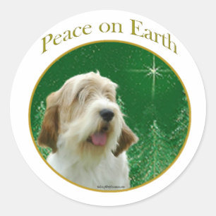 Adesivo Petit Basset Griffon Venden Peace