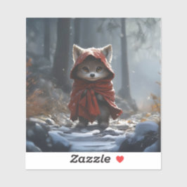 Adesivo Petit loup chaperon rouge