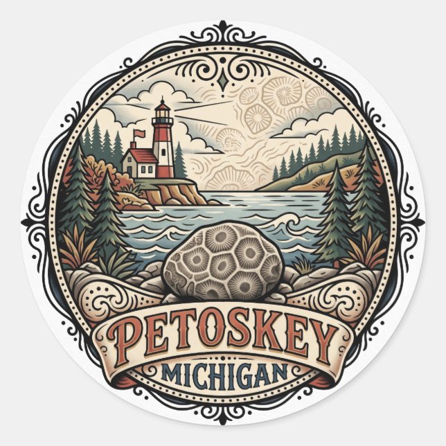 Adesivo Petoskey EUA (Frente)