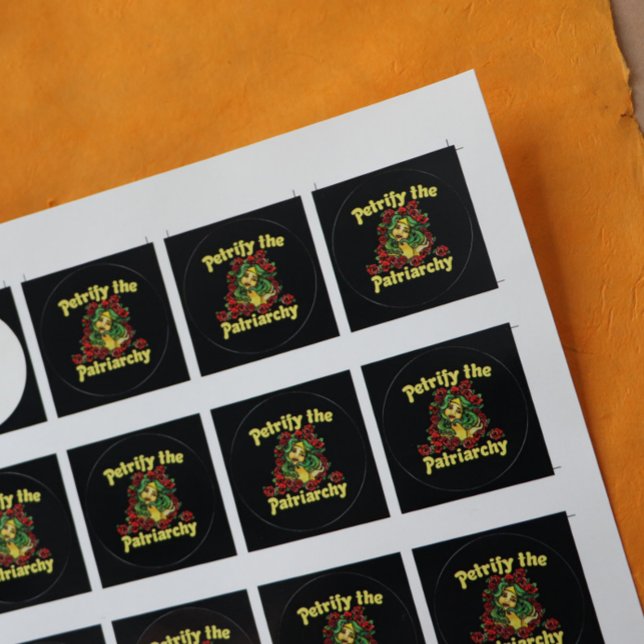 Adesivo Petrify a medusa feminista Patriarca (Criador carregado)