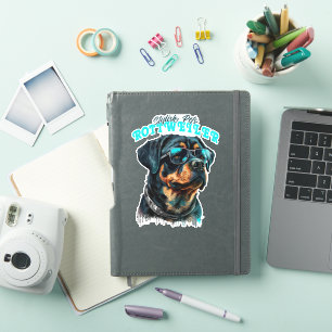 Adesivo Pets de estilo rottweiler