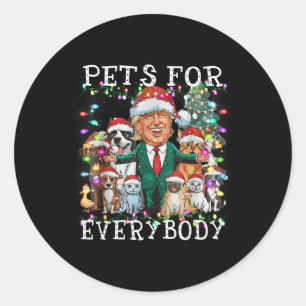 Adesivo Pets Para Toda A Gente Engraçada Trump De Natal