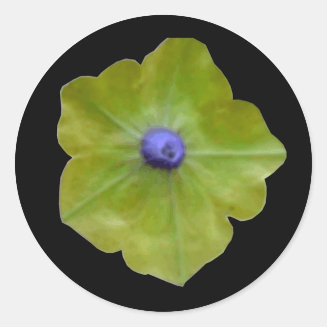 Adesivo Petunia Green e Blue Sticker (Frente)