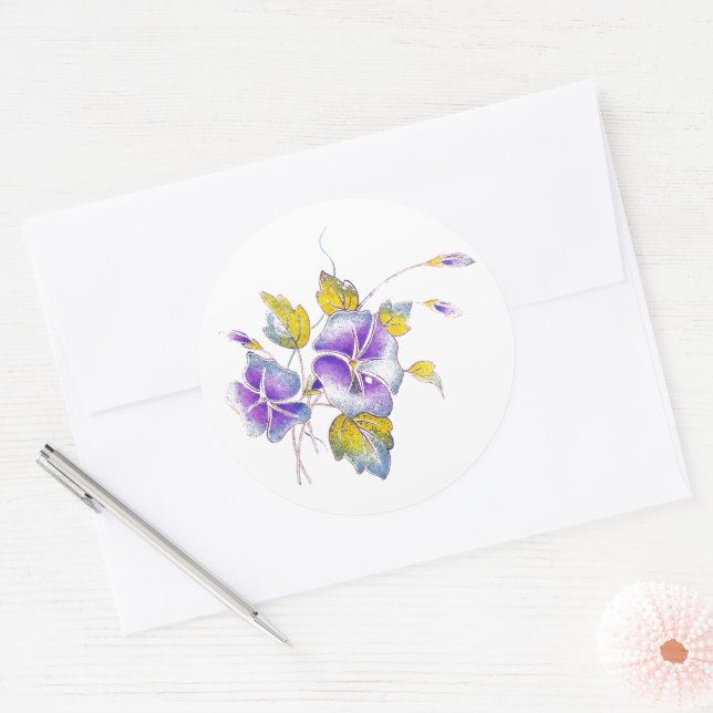 Adesivo Petunias. (Envelope)