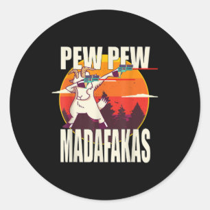 Adesivo Pew Pew Madafakas Pew Pew Madafakas Goat