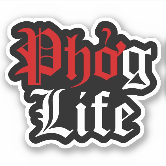 Adesivo Phở g Life (Frente)