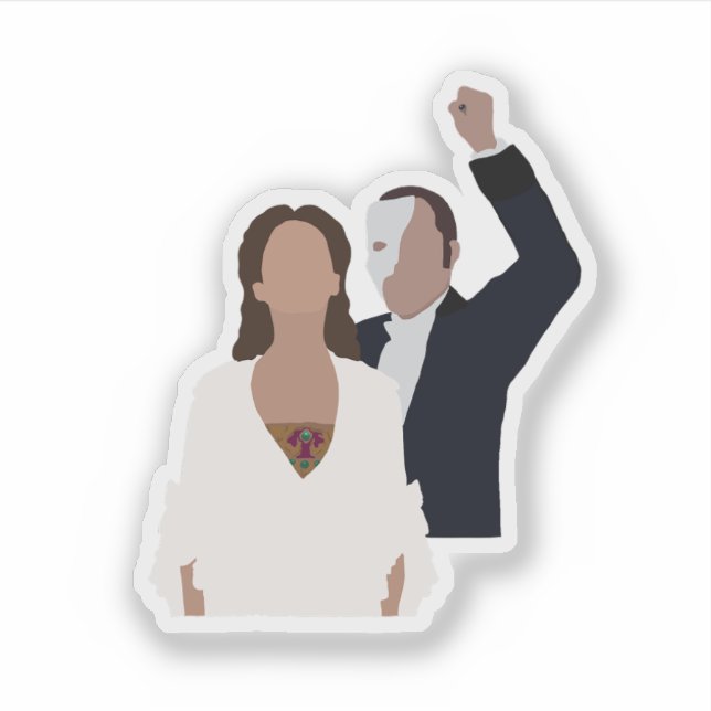 Adesivo Phantom e Christine (Frente)