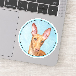 Adesivo Pharaoh Hound Painting - Arte Cachorra Original