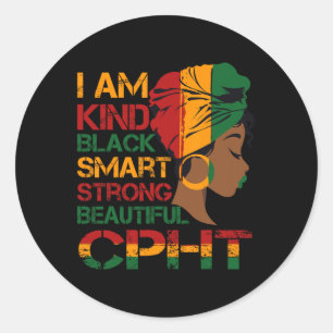 Adesivo Pharmacy Tech Cpht African American Black History