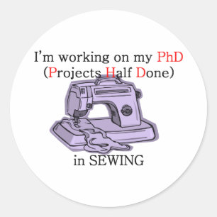 Adesivo PhD Sewing