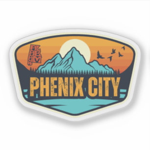 Adesivo Phenix City, Alabama