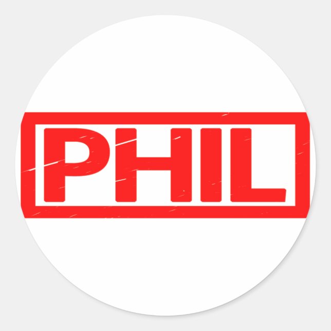Adesivo Phil Stamp (Frente)