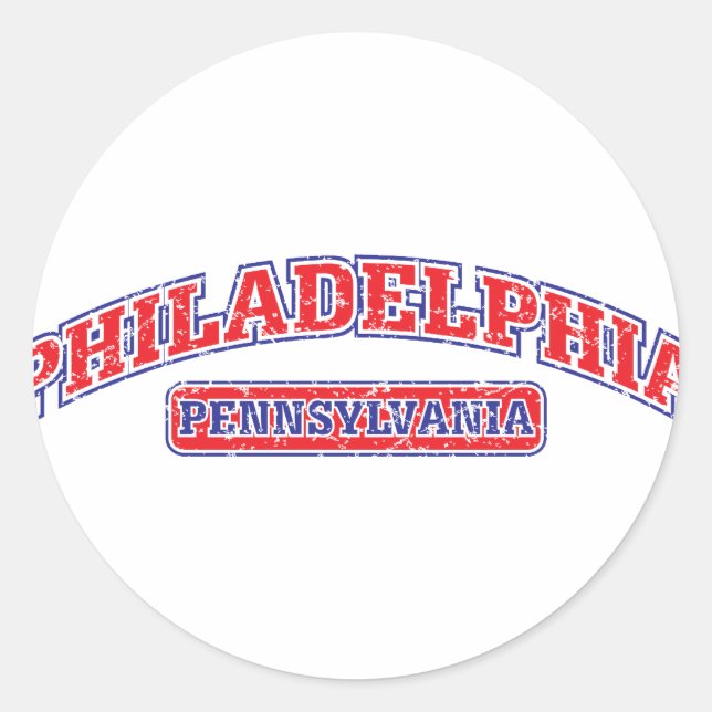 Adesivo Philadelphfia atlética (Frente)