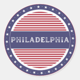 Adesivo Philadelphia City Pride Emblem – American Identity