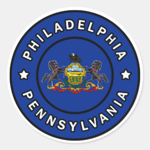 Adesivo Philadelphia Pennsylvania