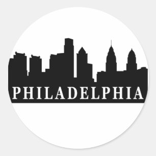Adesivo Philadelphia Skyline