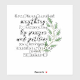 Adesivo Philipans Christian Bíblia Verse Stickers - Não