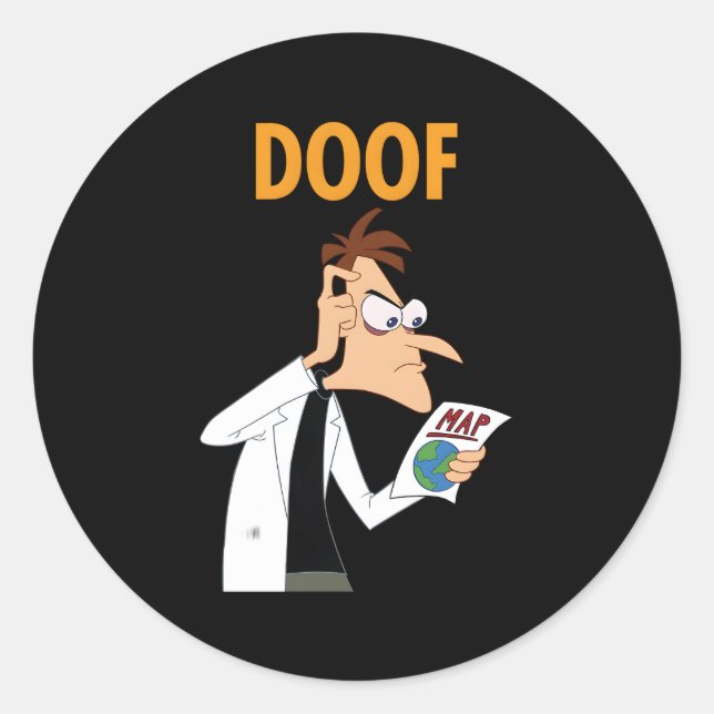 Adesivo Phineas E Ferb Candace Contra A Porta Universo (Frente)