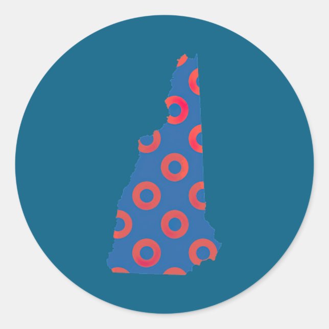 Adesivo Phish Fishman Donut New Hampshire Ecavator Boy Don (Frente)