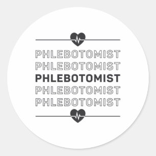 Adesivo Phlebotomist Phlebotomy Médicos Enfermeira Médic