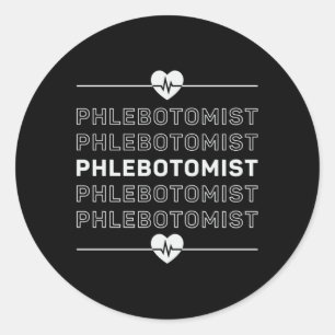 Adesivo Phlebotomist Phlebotomy Nurse Médico Presente Médi