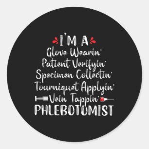 Adesivo Phlebotomist Phlebotomy Technician Enfermeira Enfe
