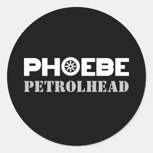 Adesivo Phoebe Petrolhead (Frente)