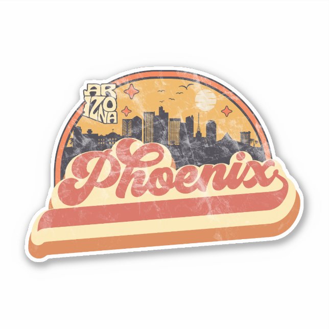 Adesivo Phoenix, Arizona (Frente)