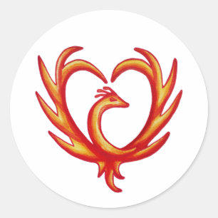 Adesivo Phoenix Heart