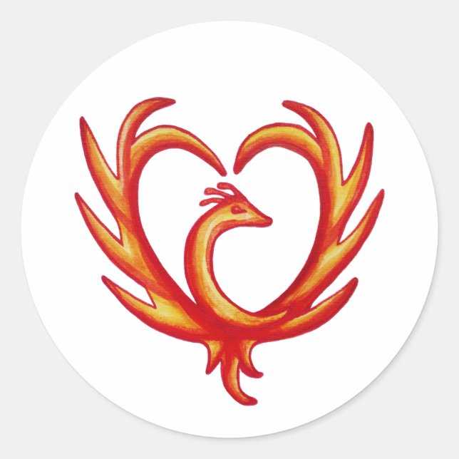 Adesivo Phoenix Heart (Frente)