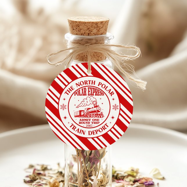 Adesivo Photo Polar Express Christmas Ticket (Criador carregado)