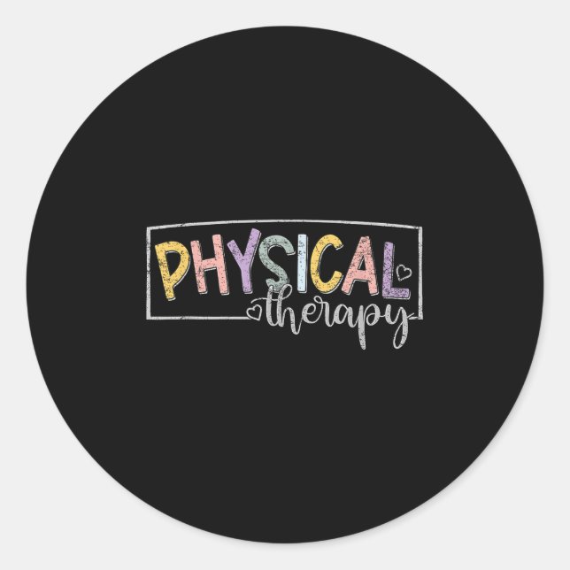 Adesivo Physical Therapy Funny Physical Therast Pt Therast (Frente)
