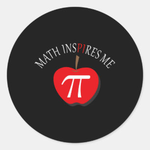 Adesivo Pi Day 3.14 Engraçado Matemática Me Inspira