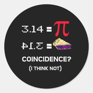 Adesivo Pi Day 3.15 Pi - Símbolo Ciência E Professor De Ma