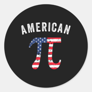 Adesivo Pi Day American Flag Patriotic Math Nerd 3.14 de j