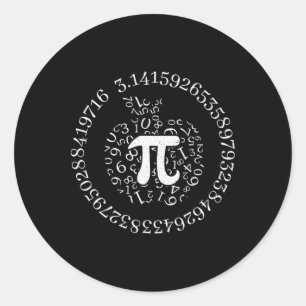 Adesivo Pi Day Apple Graphic Cute Engraçado Matemática Sob