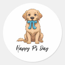 Pi Day Dog Com Símbolo Pi | Feliz Dia Pi