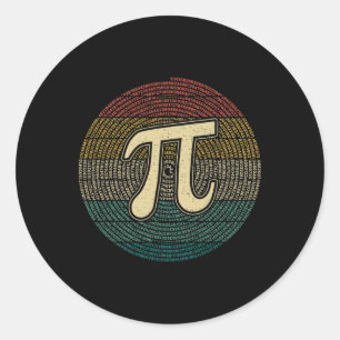 Adesivo Pi Day Engraçado Matemática 3.14 Número Pi Lover T