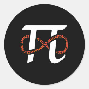 Adesivo Pi Day Engraçado Números Infinitos Do Geek Nerd Ma