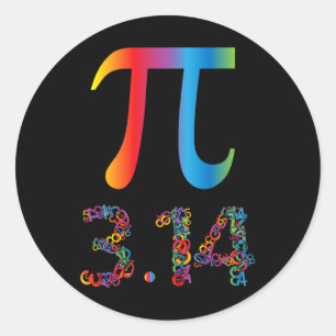 Adesivo Pi Day For Women Kids Men Engraçado Gift Graphic M