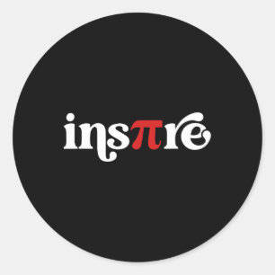 Adesivo Pi Day Inspire 3.14 Símbolo de Mães de Ciência do