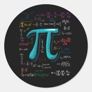 Adesivo Pi Day Math Equation Mathemer Student