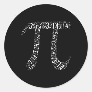Adesivo Pi Day - Nerd - Love Math Pi Symbol - Kids