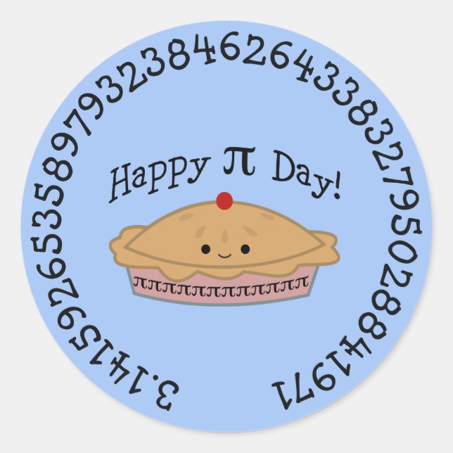 Adesivo Pi Day Pie (Frente)